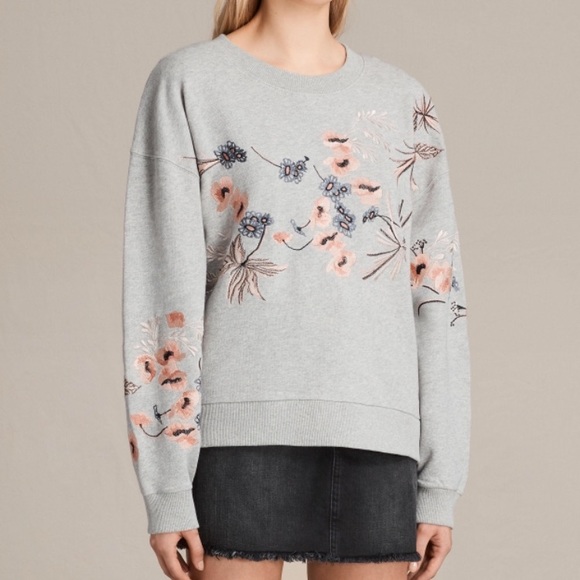 All Saints Sweaters - All Saints Margot Embroidered Sweater